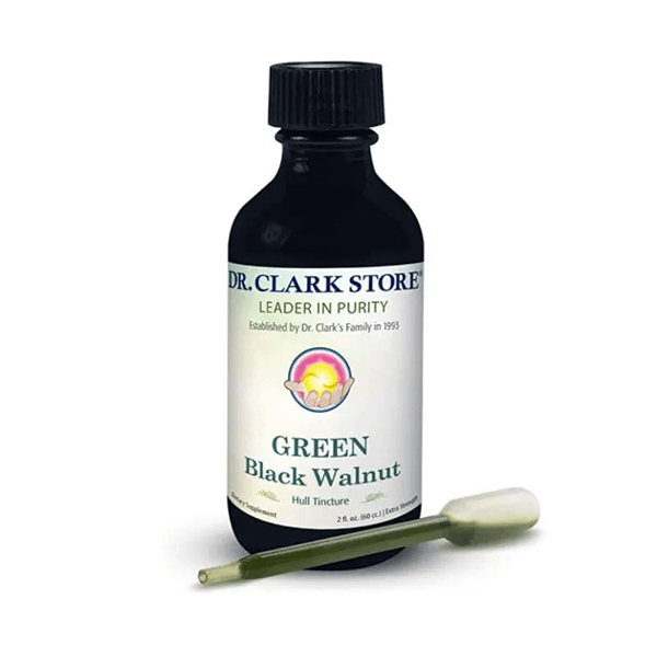 GREEN Black Walnut Hull Tincture (Extra Strength)